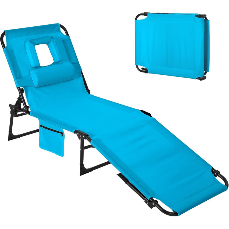 Outdoor Lounge Chair, Blue