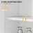 Bathroom Wall Cabinet, Modern Bathroom Cabinet Wall Mounted Medicine Cabinet With 2 Doors, Adjustable Shelf, Over The Toilet