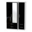 Yvette 3 Door Manufactured Wood Wardrobe-18860442-23704038