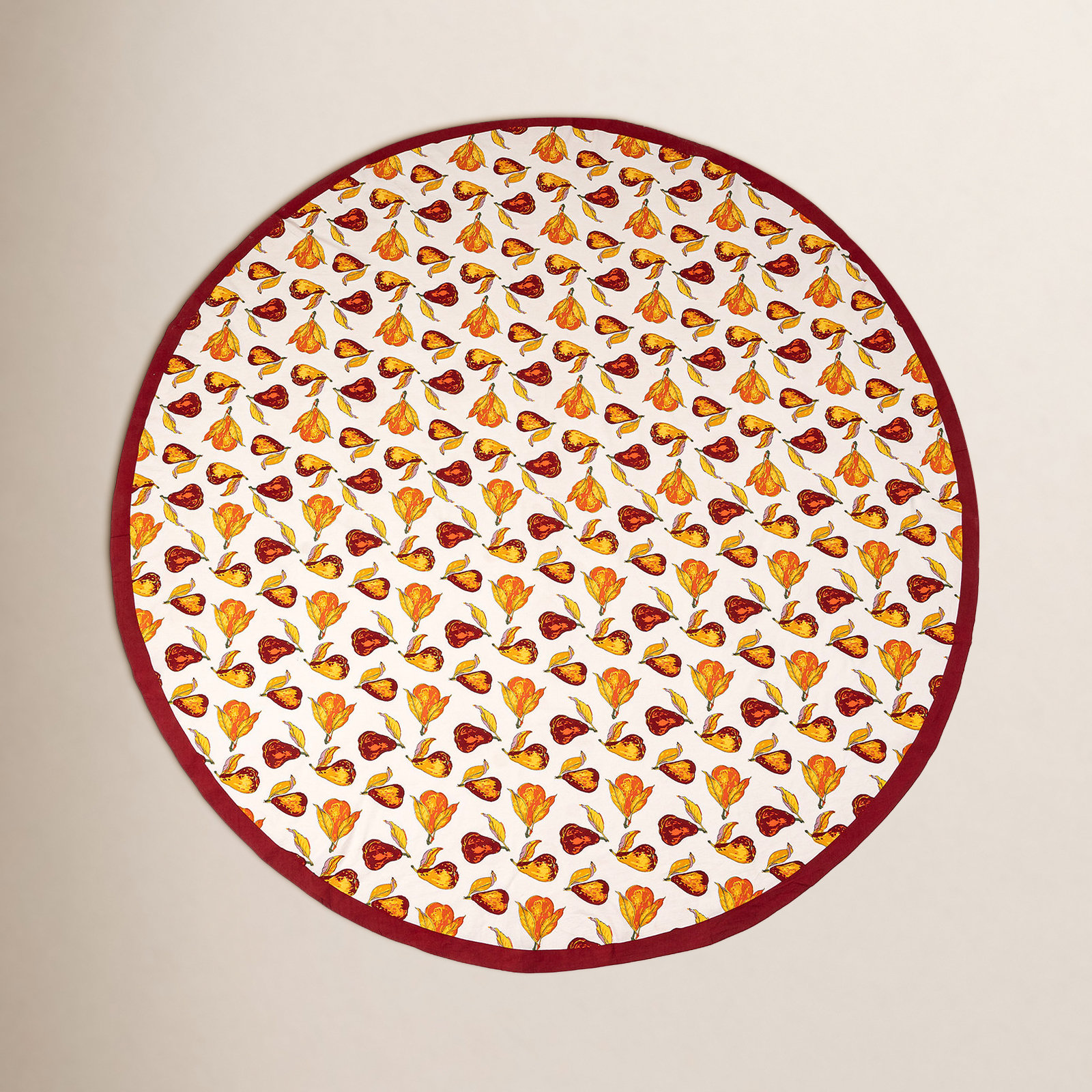 Carla Floral Tablecloth, 90" Round