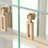 Portrait Display Cabinet with LED Lighting - Sienna Brown