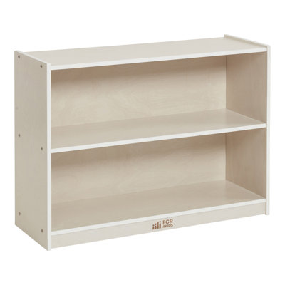 ECR4Kids 2Shelf Mobile Storage Cabinet Classroom Furniture
