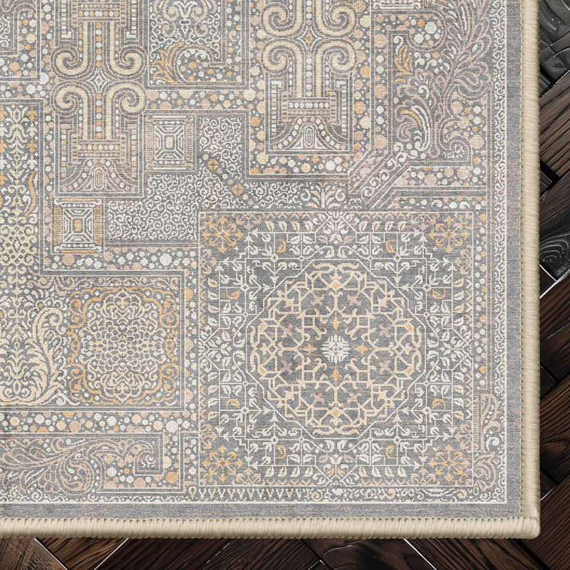 Espy Amman Vintage Oriental Area Rug, Rectangle 9'10" x 13'