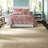 Luxurious Velvet Bedding Sets, Blush Polyester Glamorous Style For Home
