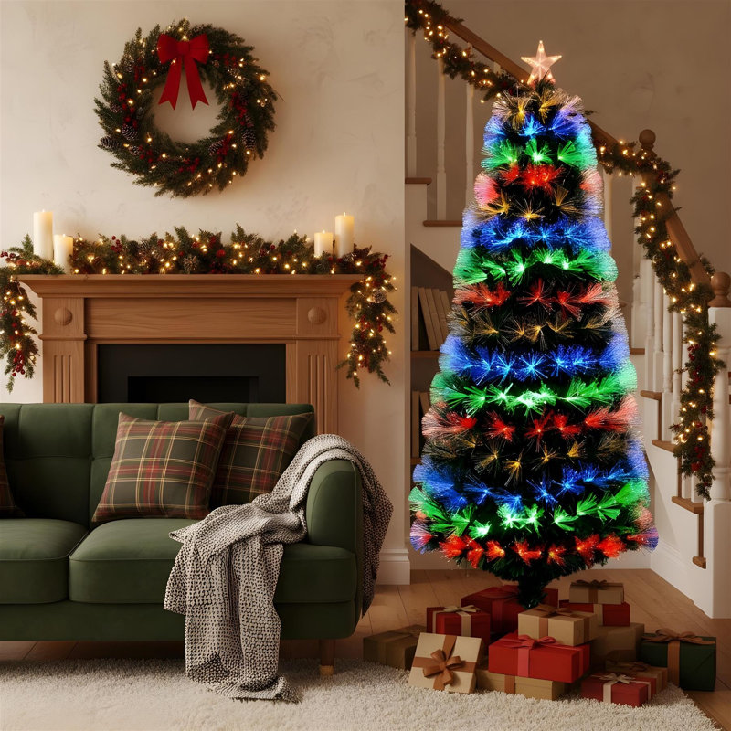 Lighted Artificial Christmas Tree, 3 ft.