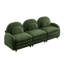 Canapé Teddy en tissu doux à 3 places, dossier incurvé et accoudoirs avec coussins lombaires incurvés, canapé modulaire à 3 places avec coussin de soutien-718506632-718506638