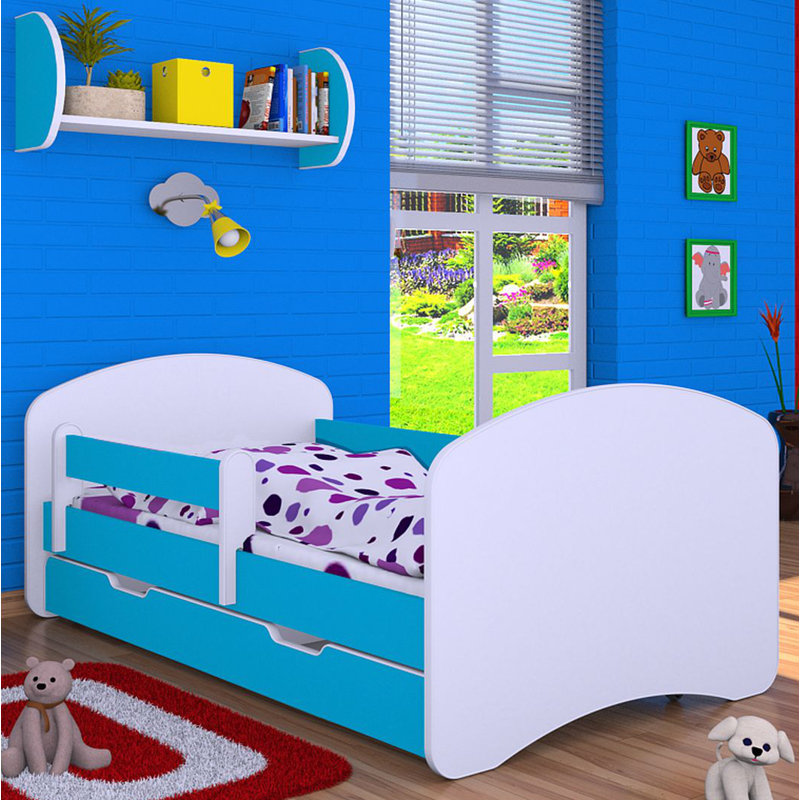 Manzano Cabin Bed with Storage Included, Blue