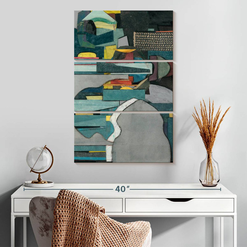Collage Avery Mid-Century IV, H 32 po x l 20 po