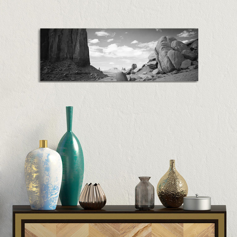 Monument Valley, Arizona, USA - Wrapped Canvas Panoramic Print, 30.48 cm H x 91.44 cm W x 1.91 cm D