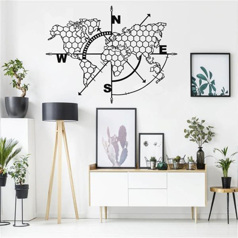 Handmade Abstract Wall Decor on Metal