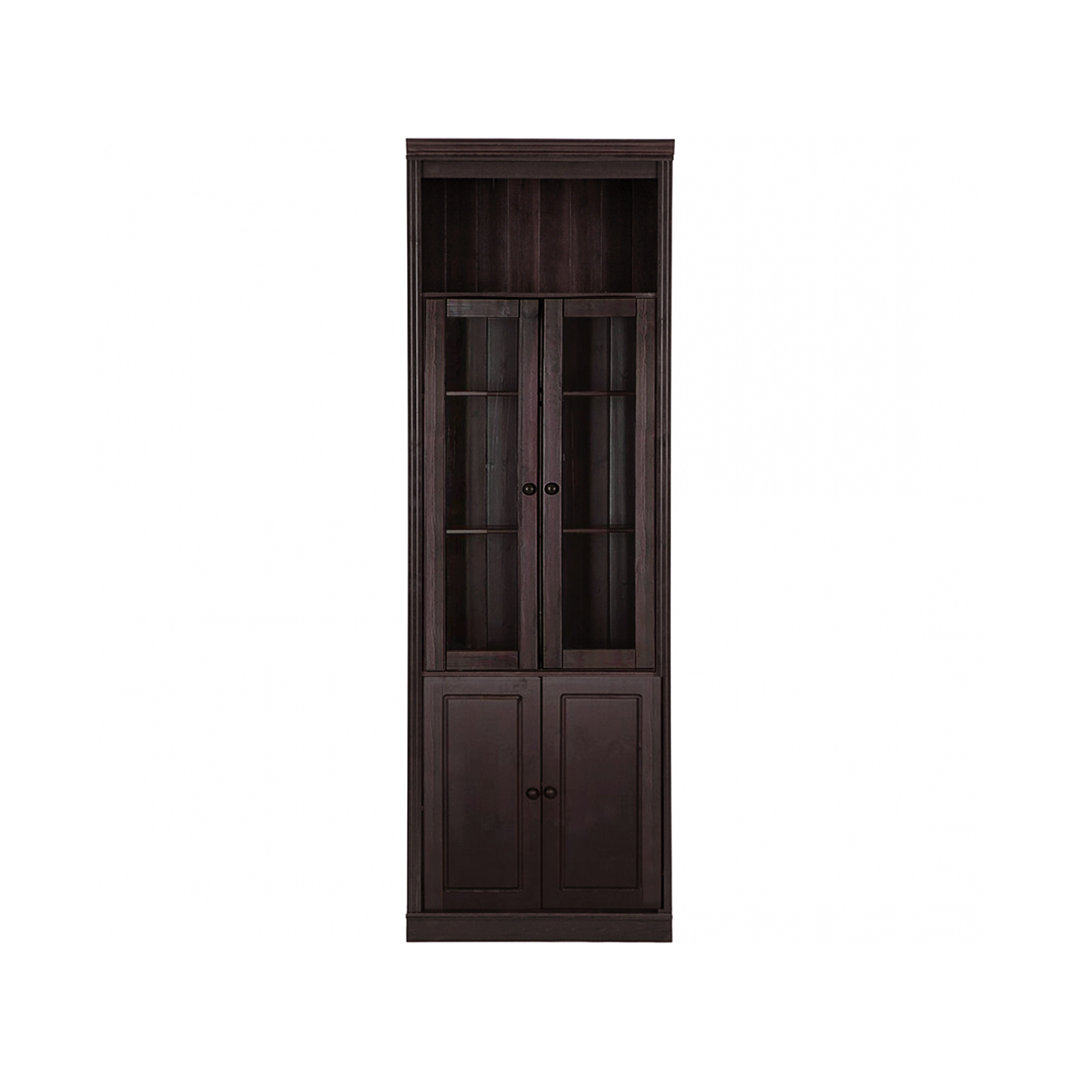 Demetricia 223cm H x 74cm W Library Bookcase