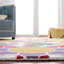 Tapis rouge / orange / vert en laine touffeté à la main Asfrith-1953425441