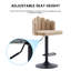 Karlshamn Swivel Upholstered Adjustable Height Counter Stool-1194274874