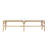 Laguna 66.5 in. W Rattan Backless Accent Bench, Smooth White-124605930