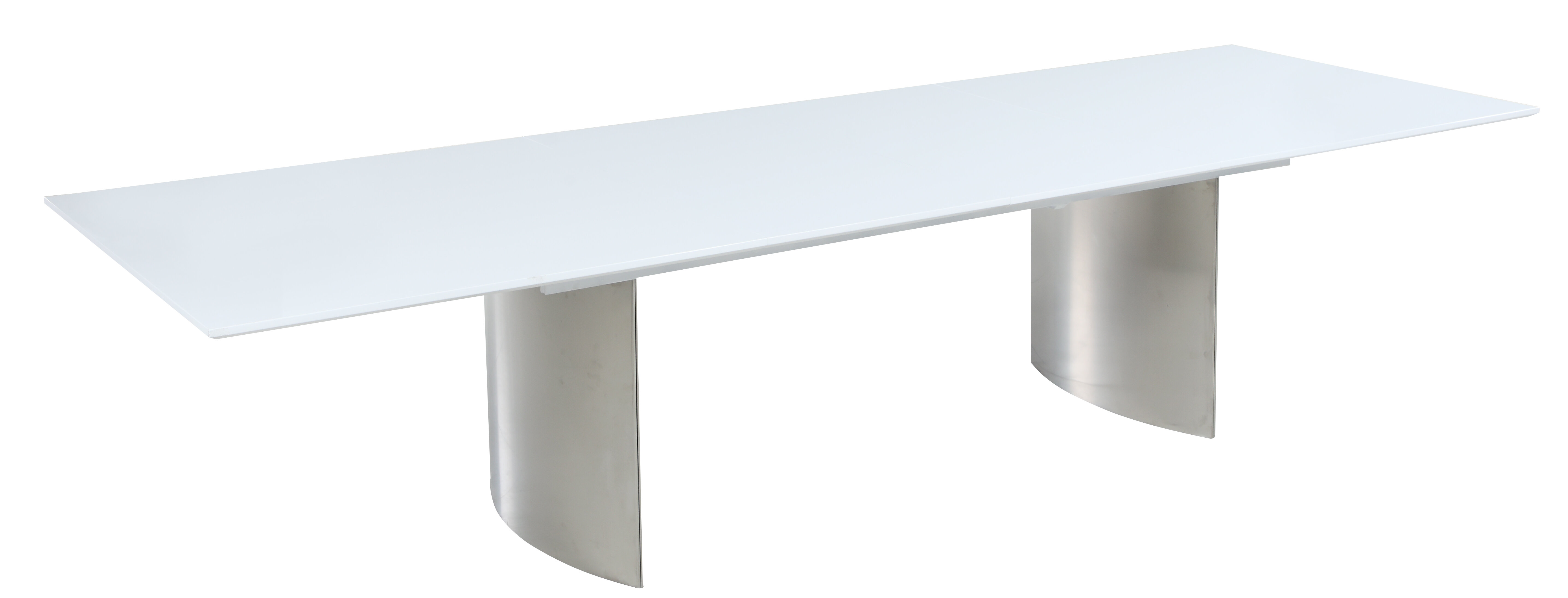 Ebern Designs Devontre White Rectangular Table