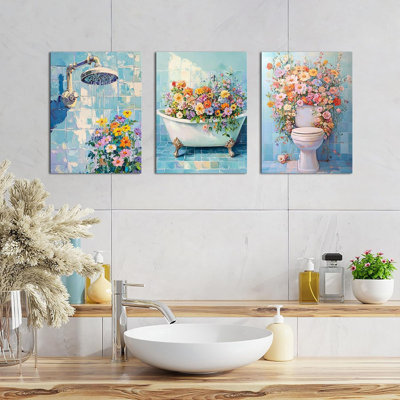 3 Piece Wrapped Canvas Print