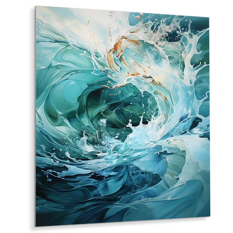 Clari - abstrait spirales murales en métal, H 44 po x l 34 po x P 1,5 po