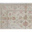 Tapis beige et rouge noué à la main de haute qualité