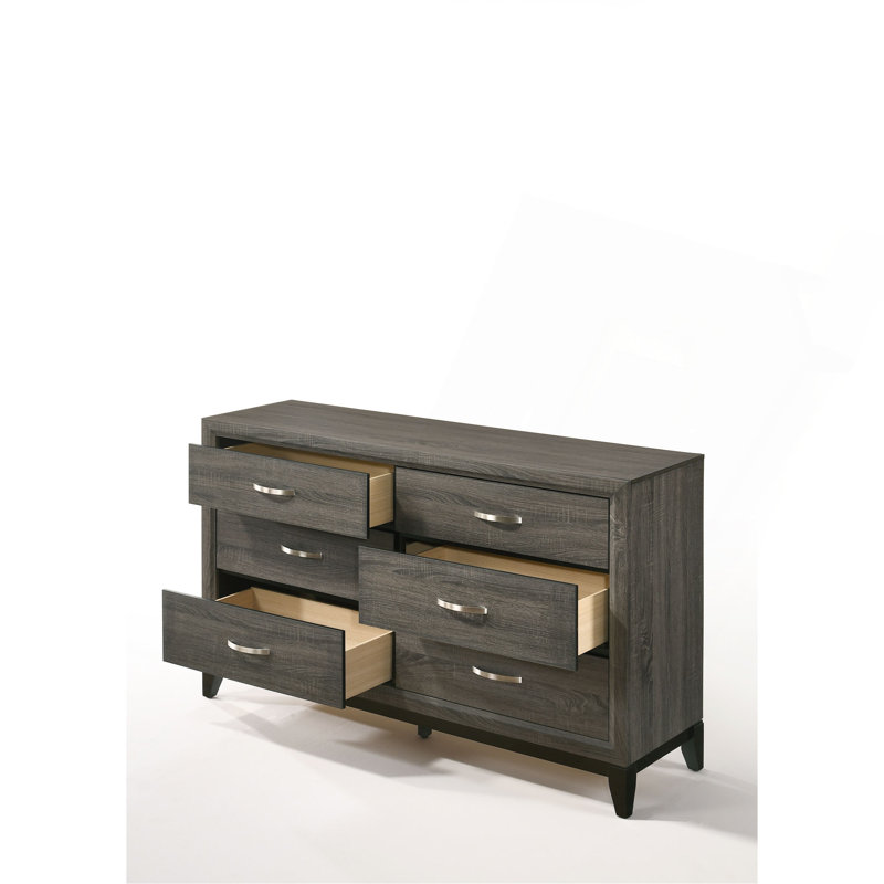 Commode au fini gris patiné