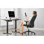 Chaise de travail ergonomique en maille à haut dossier