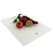 Martha Stewart 18 x 12 Beech Wood Cutting Board Brown 935116390M 