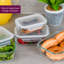 Essentials 4pc BPA Free 4 Container Food Storage Set