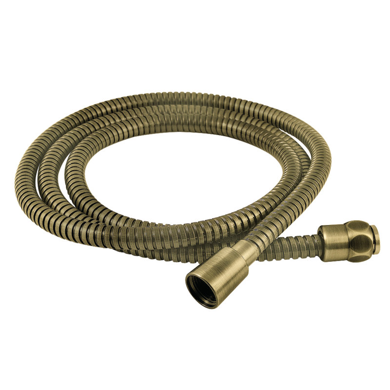 Boyau de douche en acier inoxydable Kingston, Laiton antique