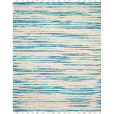 Margene Rug Hand Woven Cotton Striped Rug
