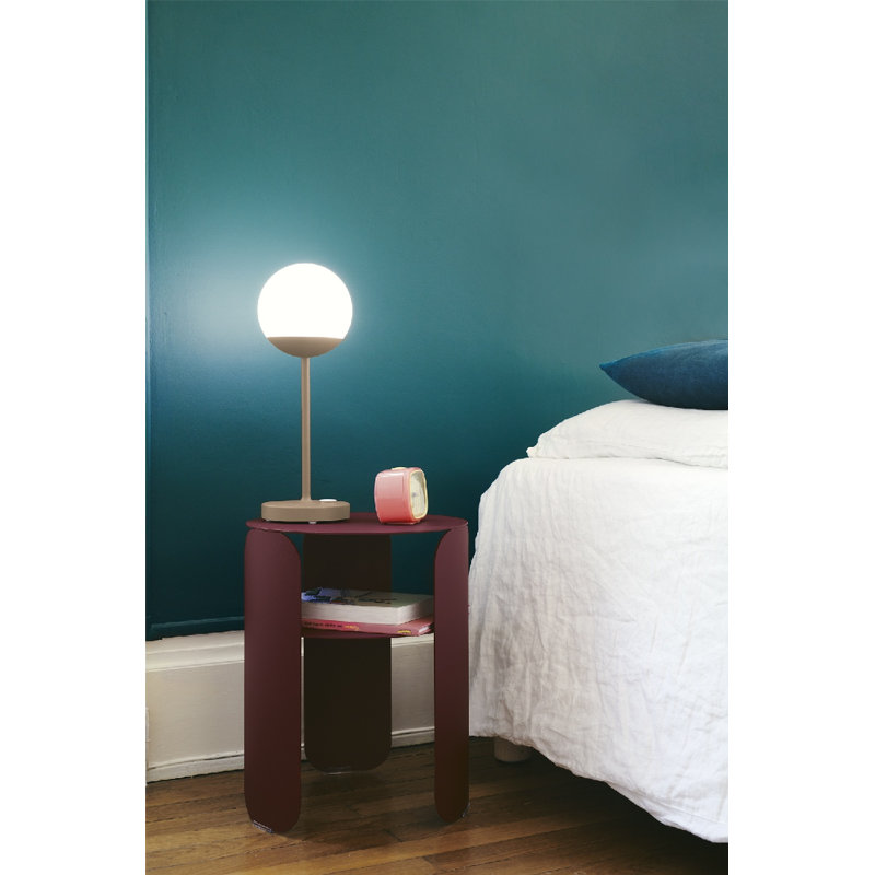 BeBop Outdoor Round Side Table, Rosemary