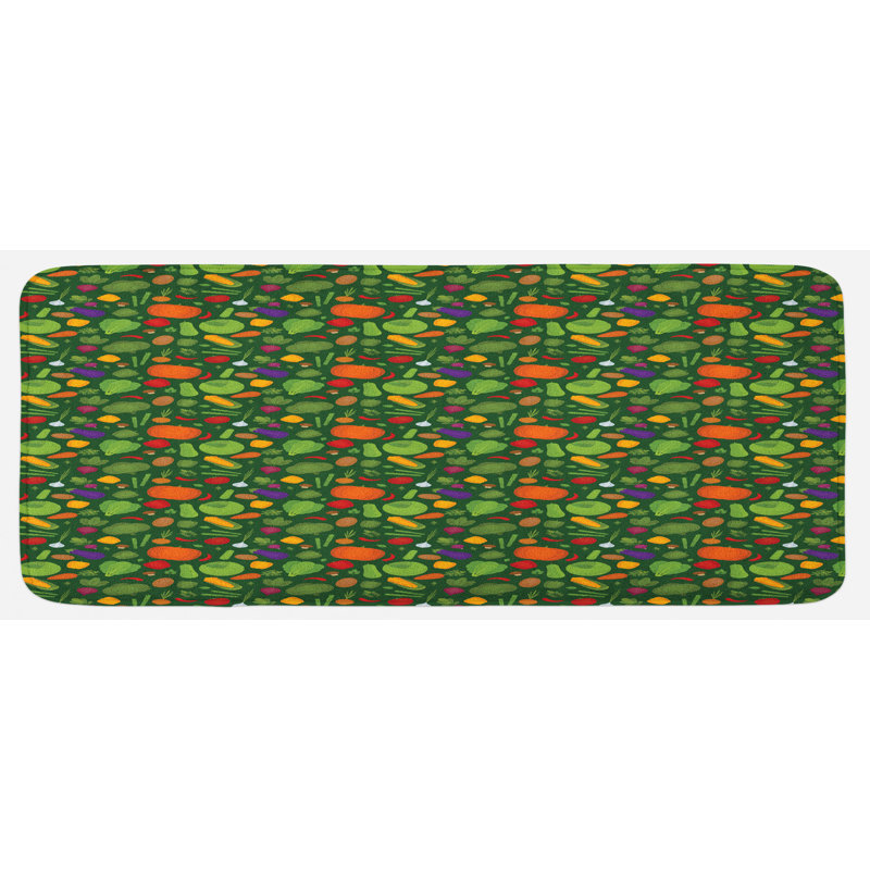 Tapis de cuisine legumes