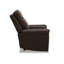Fauteuil inclinable électrique pivotant Murraylee avec ports de charge USB - Cuir cognac