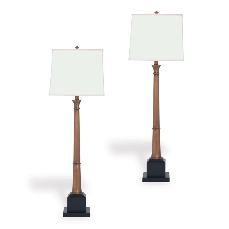 Kensington Buffet Table Lamp Set, Brass