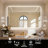 Tempered Glass Backlit Led Bathroom Mirror, Gym Mirror, Equipped With Anti-Fog Functionality, Supporting Three Color Temperature Settings And Stepless Dimming.-2128346754
