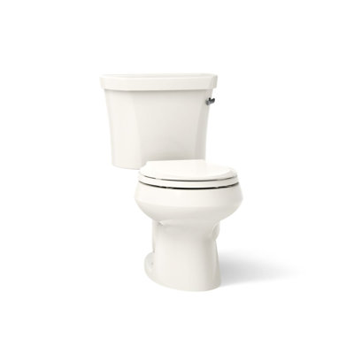 Wellworth 1.28 GPF Water Efficient Round Two-Piece Toilet (Seat Not Included)