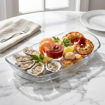 Medico Oblong Glass Tray