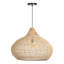 Luminaire suspendu en rotin naturel 1 lumière-108876058