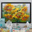 Tournesol jaune - reproduction sur toile-966557634-966557635