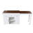 74.8" Kitchen Island With Extendable Dining Table, Power Outlet, 3 Drawers, 2 Door Cabinet - Flexible For And White Build Room-1636584840