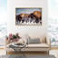 Buffalo Herd In A Snow Landscape Print-69850885-69850886