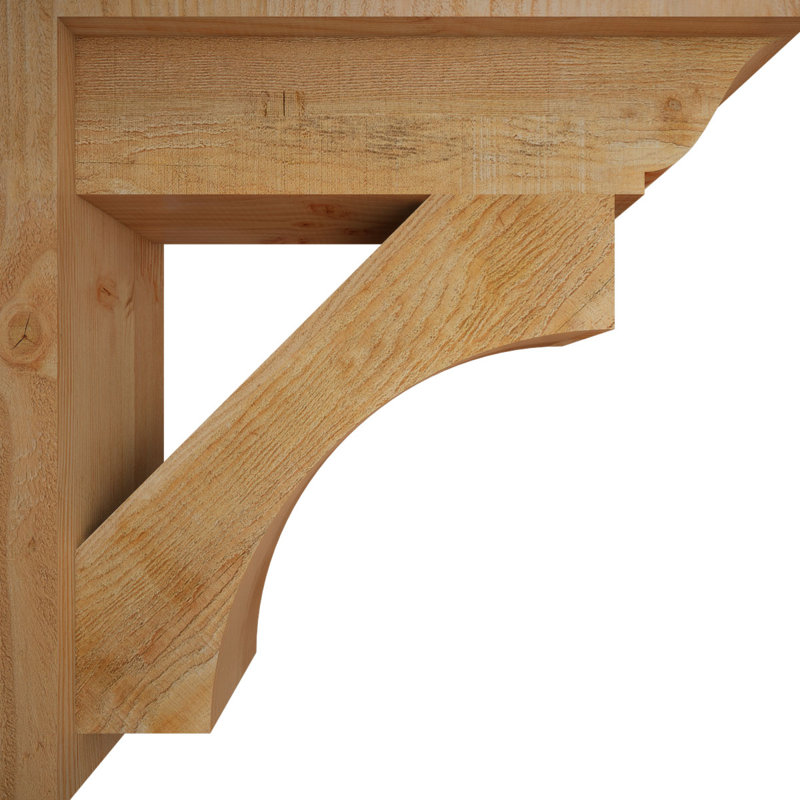 Persienne en bois Westlake, P 26 po x H 26 po, Sapin Douglas de 8 po (sciage brut)