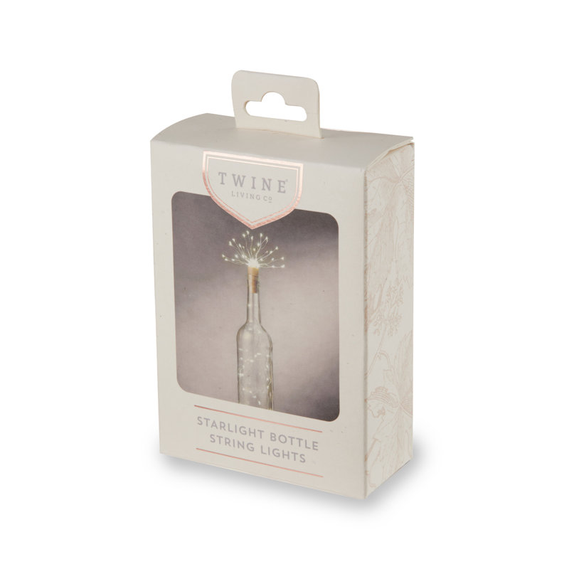 Warm White LED Wine Bottle Twinkle String Lights