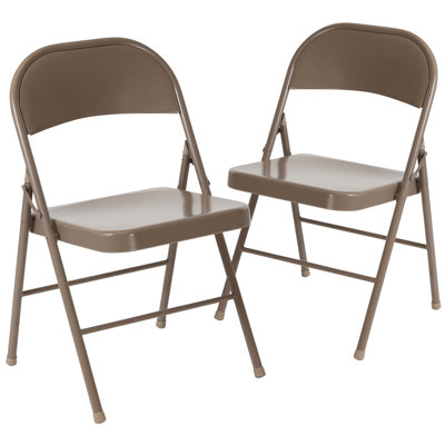 Chaise pliante en métal Oliverson