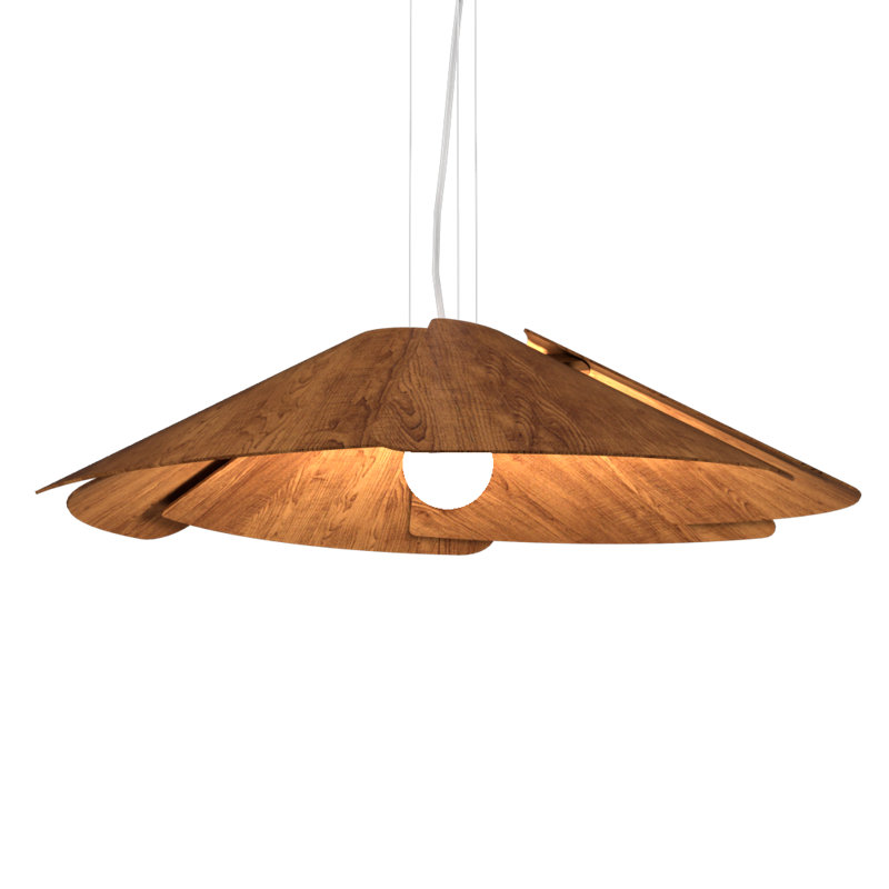 Fuchsia 1 - Light Pendant, Imbuia