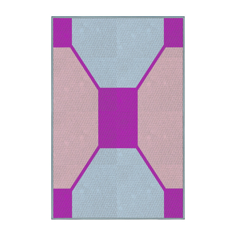 Tapis rose, Rectangle 5 pi x 7 pi