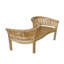 Curve Teak Garden Bench