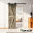 84'' Solid Wood Semi-Gloss without Installation Hardware Kit Barn Door-101075181