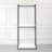Kennyth Freestanding Walk in Wood Closet System with Metal Frame-383532060-383532059