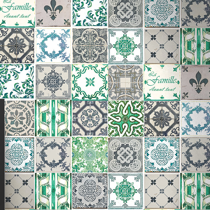 15cm W x 15cm L PVC Peel and Stick Mosaic Tile, 1 Pack