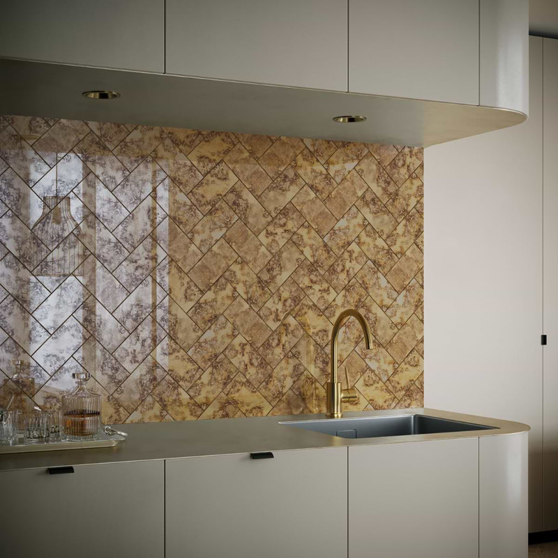 Vilna Antique Mirror Oro 3X6 Tile