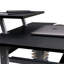Chariot d'ordinateur compact avec rangement, graphite